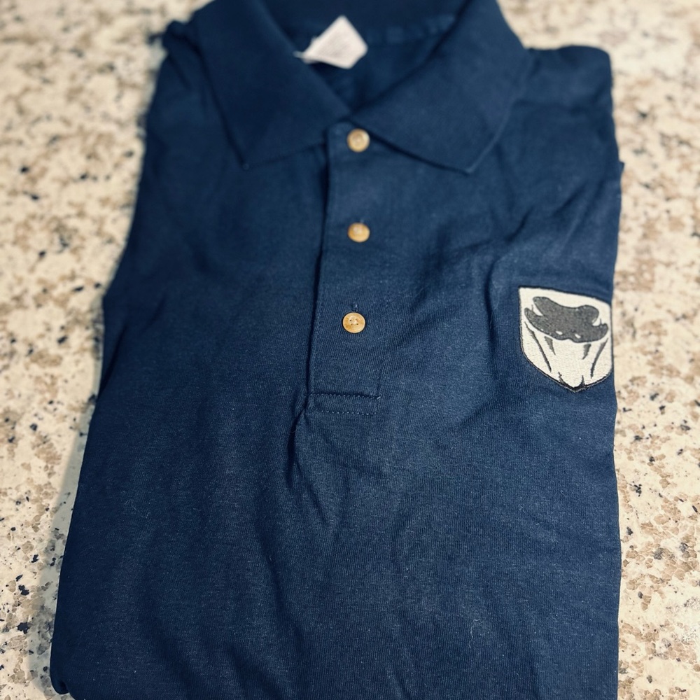 Dodge Viper Navy Blue fangs logo shirt
